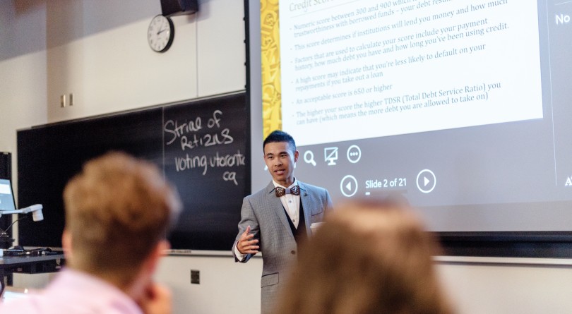 Mitch Teaching a class